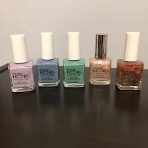 Set of 5 Pure Ice Nail Polishes
